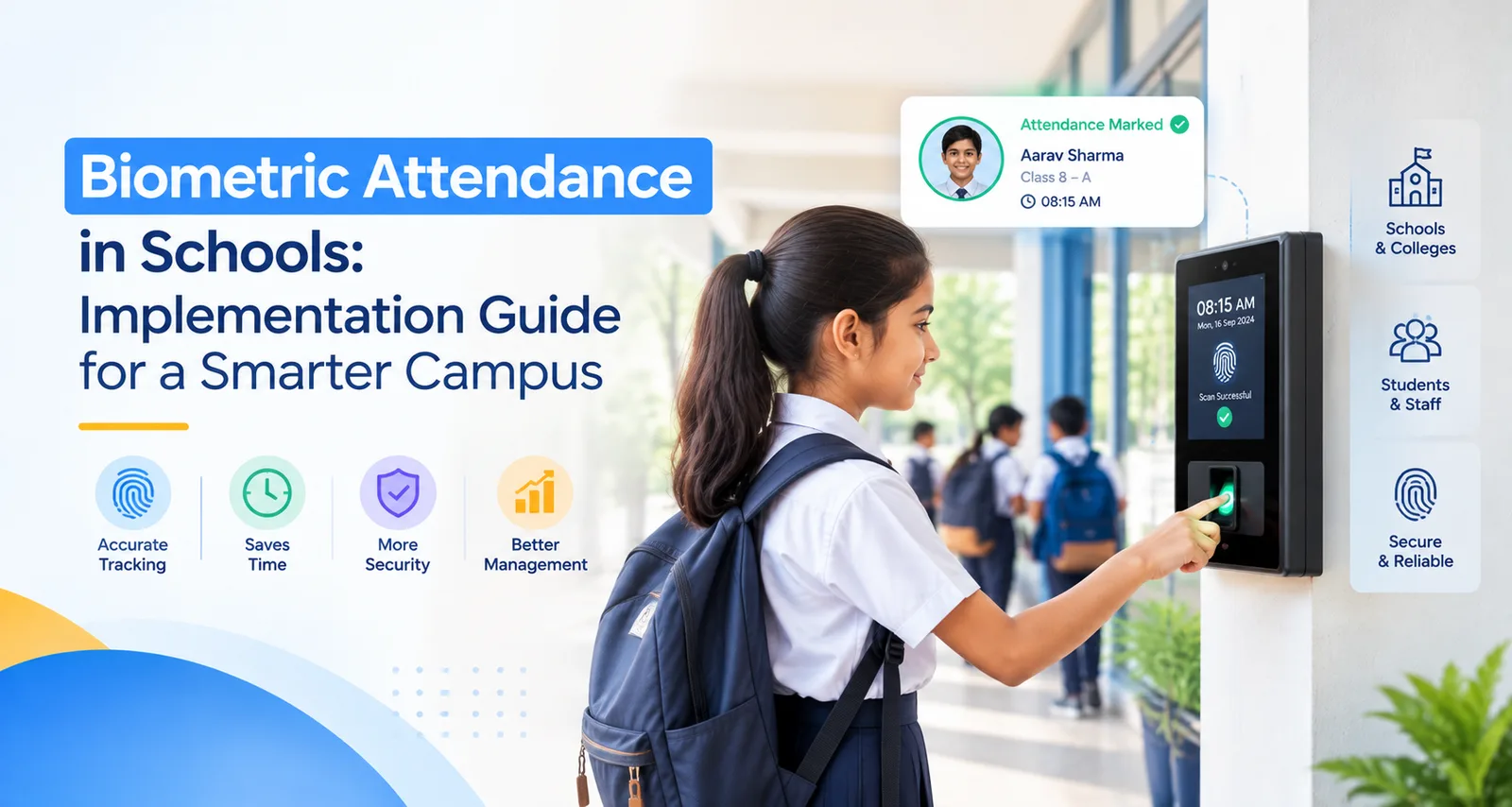 Biometric Attendance Management System in Schools: A Practical Implementation Guide